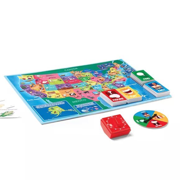 New Great States Board Game With 400 Question Cards - Picture 5 of 6